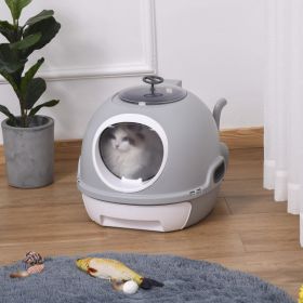 Cat Litter Box Toilet with Lid