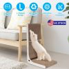 Indoor L Shaped Cat Scratcher with Cat Interactive Toy Cardboard 23.62in High Lounge Bed Furniture Protector Cat Kitten Scratching Pad