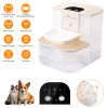 Smart Pet Water Fountain Automatic Cat Water Dispenser 4.5L Cordless Rechargeable Dog Water Fountain Self-Refill with 3 Adjustable Volume 3 Time Inter
