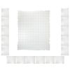 16Pcs Cat Deterrent Mats For Indoor Outdoor Use Keep Cats Dogs Away Pets 16.53x13.18in Deterrent Training Mats with 0.78in Spikes 22x1FT Area