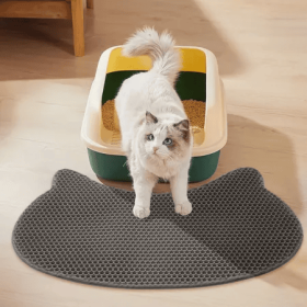 Cat-Head Cat Litter Mat