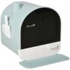 PawHut Covered Cat Litter Box, 17"x17"x18.5", Indoor with Lid, Tray, Scoop, Filter, Green