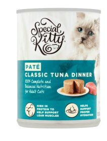 Special Kitty Classic Tuna Dinner Pate Wet Cat Food, 13 oz Can