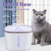 Guipure  2.0L Anti-Cold Cat Water Fountain With Light Notification; Filtered Functional