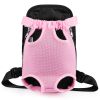 Dog Carrier Backpack Legs Out Front Pet Backpack Carrier Travel Bag Adjustable Shoulder Straps for Hiking Camping Shopping Biking