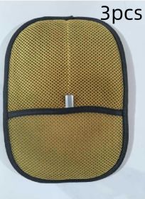 Pet Hair Remover Mitt Pet Hair Remover Gloves Deshedding Brush Glove For Dog Cat Rabbit With Long Short Curly Hair (Option: Light Brown-3PCS)