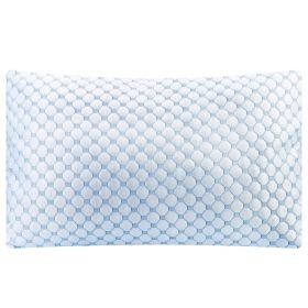 Cooling Memory Foam Pillow Ventilated Soft Bed Pillow With Cooling Gel Infused Memory Foam Heat Reducing Cooling Fiber Breathable Machine Washabl (Option: Queen1Pc)