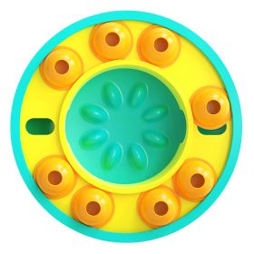 Dog Puzzle Food Feeder Slow Feeding Bowl Interactive Toy Dog Treat Dispensing Toy for IQ Training Mental Enrichment For Small Medium Large Dog Cat (Option: DogPuzzleToyBlueGPCT4518)