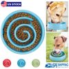 Dog Cat Slow Feeder Bowl Pet Interactive Maze Feeder Bowl Anti-Bloat Feeding Plate