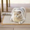 Cat Scratching Mat Natural Sisal Anti-Slip Mat Horizontal Cat Floor Scratching Pad Rug 
Kitten Play Toys Protect Carpets Sofasµrniture