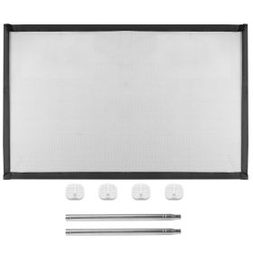 Dog Gate Dog Pet Baby Security Guard Gate Folding Safety Mesh Fence Guard¯r Hall Doorway Stairwells (Option: PetMeshFenceS)