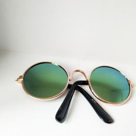 Pet Cat Glasses Cat Sunglasses (Option: Dazzle yellow-L)