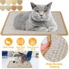 Cat Scratching Mat Natural Sisal Anti-Slip Mat Horizontal Cat Floor Scratching Pad Rug 
Kitten Play Toys Protect Carpets Sofasµrniture