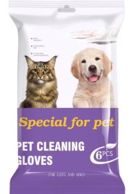 PET Cleaning  Deodorizing Bathing Wipes ForDogs And Cats, Nourish Fur Coconut OilGrooming Wipes For Dogs, Pet Cleaning GlovesWipes For Daily Care (Option: 1pcs)