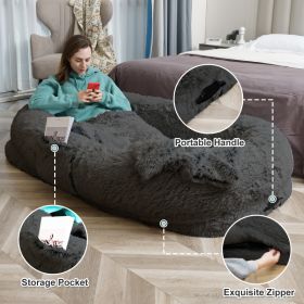 Human Pet Bed (Option: DarkGrey)