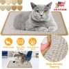 Cat Scratching Mat Natural Sisal Anti-Slip Mat Horizontal Cat Floor Scratching Pad Rug 
Kitten Play Toys Protect Carpets Sofasµrniture