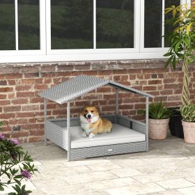 Dog/Cat House Outdoor with Canopy (Option: Cream White-820x200x700 mm)