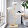 70 Inch Tall Cat Tree 4-Layer Cat Tower with 3 Perches and Dangling Balls