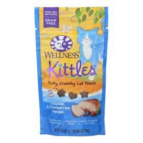 Wellness Pet Products Cat Treat - Kittles - Case Of 14 (Option: Chicken & Cranberry, size: 2 oz)