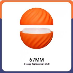 Pet Dog Rubber Ball Toys For Dogs Resistance To Bite Dog Chew Toys Puppy Pets Dogs Training Products (Option: Orange replacement shell 67mm)