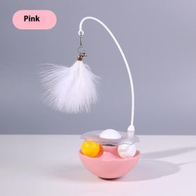 Cat Tumbler Toy Ball (Option: Pink)
