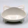 Pet cat bowl Non slip cute cat shaped colorful High Quality cat bowl cat food bowl