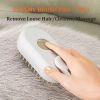 Foldable Rechargeable Cat Steamy Grooming Brush Cleaning Tool