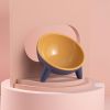 Raised Tilted Elevated Cat Food Bowl Pet Backflow Prevention Water Dish Feeding Bowl for Cats Small Dogs GPCT3388
