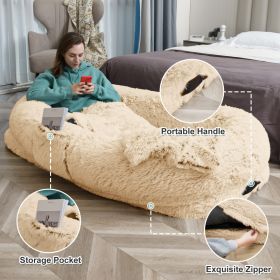 Human Pet Bed (Option: Beige)
