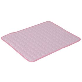 Dog Cooling Mat Summer Pets Cold Bed Extra Large For Small Big Dogs Pet Accessories Cat Durable Blanket Sofa Cat Ice Pad Blanket Pet Products (Option: Pink Edging-2XL150*100cm)