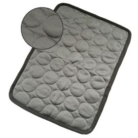 Dog Cooling Mat Summer Pets Cold Bed Extra Large For Small Big Dogs Pet Accessories Cat Durable Blanket Sofa Cat Ice Pad Blanket Pet Products (Option: Dark Gray-2XL150*100cm)